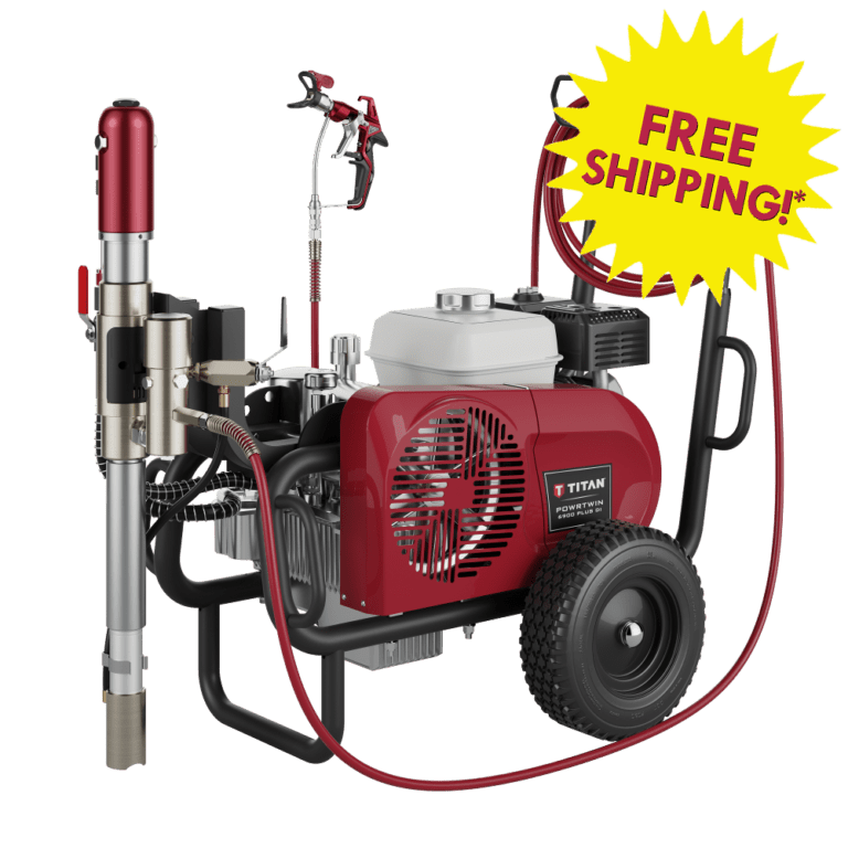 Titan PowrTwin 6900 Plus DI Gas Commercial Airless Paint Sprayer For
