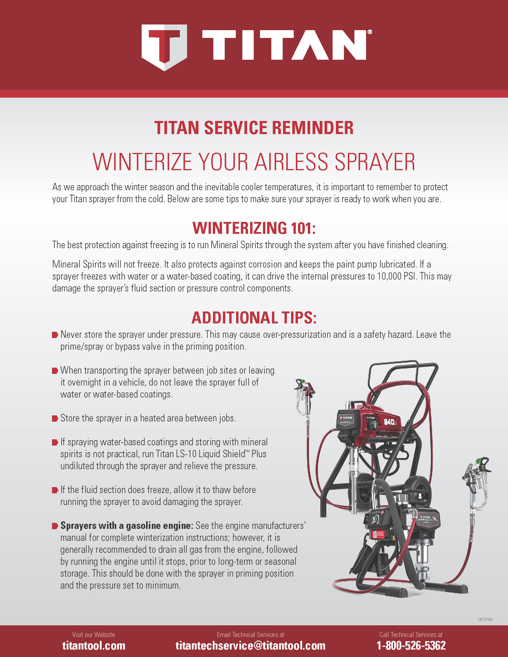 Winterizing Your Airless Sprayer American Spray Technologies